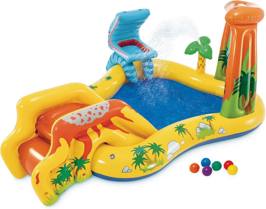 Aire de Jeux Gonflable - Design Jurassic - Pour Enfants 3+