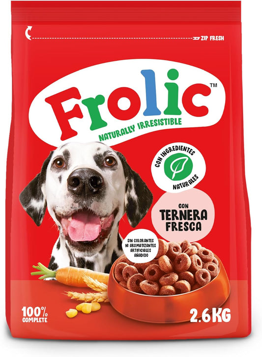 Nourriture Semi-Humide pour Chiens - Saveur Bœuf - Sachet 2,6 kg