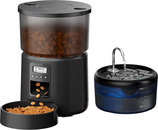 Distributeur Automatique - Programmable 6 Repas - Fontaine à Eau 2,4L