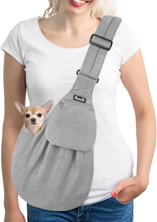 Sac de Transport pour Chien - Bandoulière Réglable - Matériau Imperméable