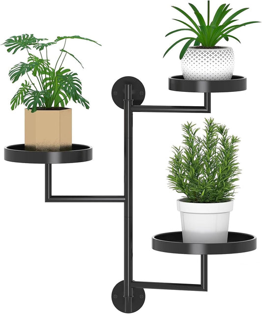Étagère Rotative pour Plantes - Support en Métal - Gain de Place