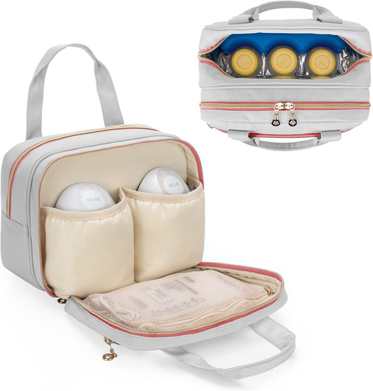 Sac de Tire-Lait Portable - Compatible Elvie et Willow - Grande Capacité