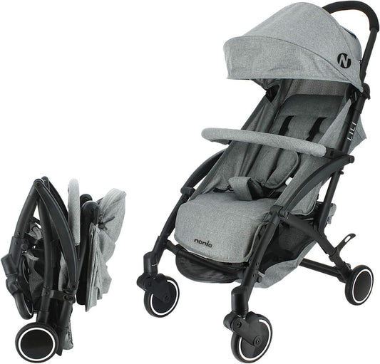 Poussette Compacte Citadine - Légère 6kg - Dossier Inclinable