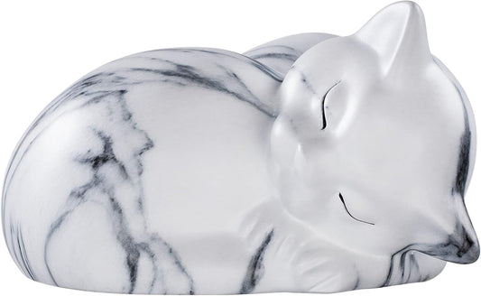 Urne Funéraire pour Animaux - Résine Durable - Hommage pour Chat