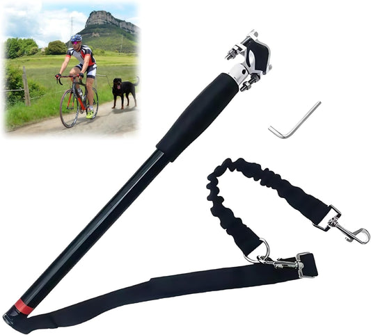 Laisse de Vélo pour Chien - Acier Inoxydable Antidérapant - Installation Facile