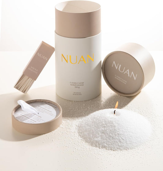 Sable à Bougie NUAN - Cire Végétale Naturelle - Idée Déco Vegan