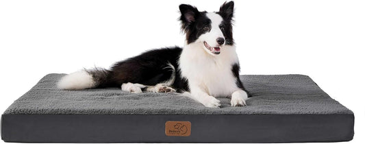 Coussin Orthopédique pour Chien - Mousse de Caisse d'Œufs - Revêtement Peluche
