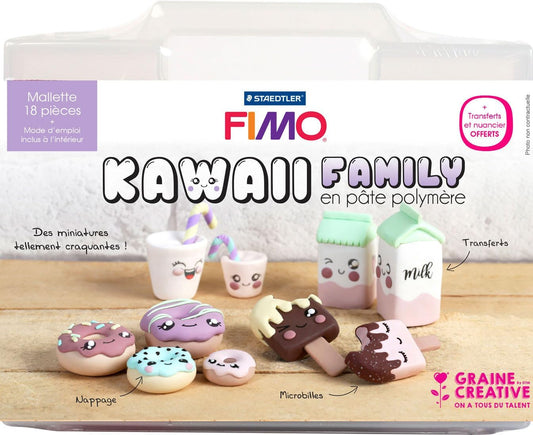 Kit de Figurines Kawaii - 18 Pièces - Créativité pour Enfants