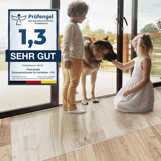 Tapis de Protection de Sol - Transparent - Antidérapant