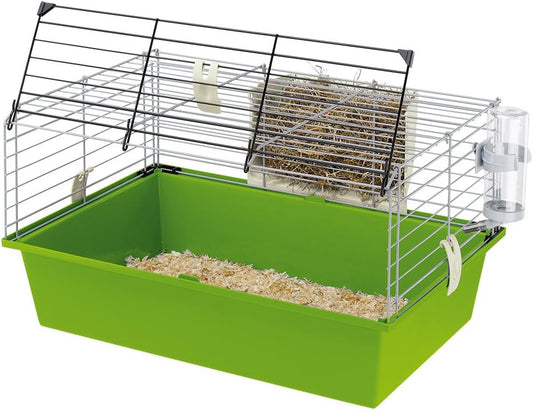 Cage pour Cochons d'Inde - Structure Robuste en Métal - Accessoires Inclus