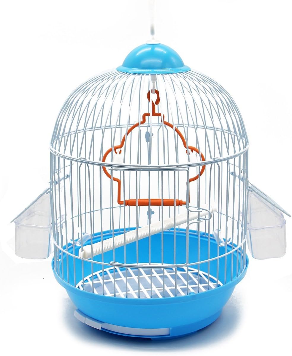 Cage à Oiseaux en Métal - Mangeoire Pivotante - Modèle 1270