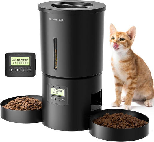 Distributeur Automatique pour Chats - Double Bol - 4.2L Capacité