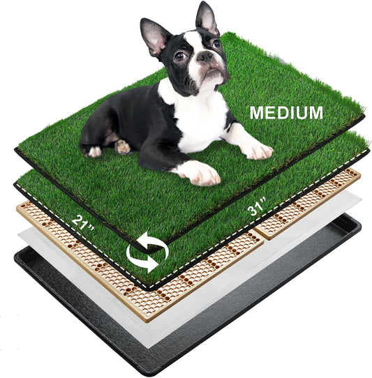 Tapis d'Urine pour Chien - Taille M 78,7 x 53,3 cm - Drainage Rapide