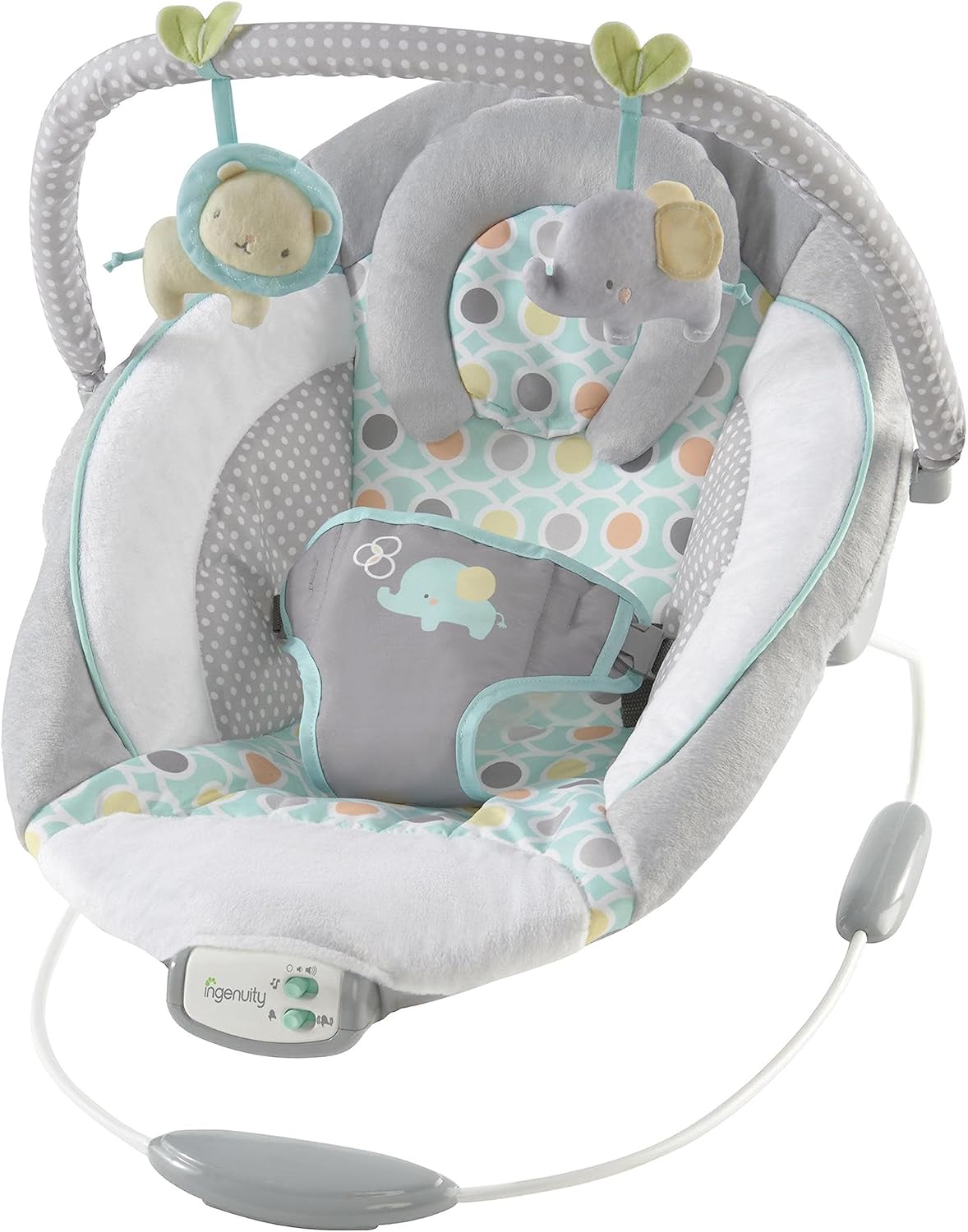 Siège Sauteur pour Bébé - Vibrations Apaisantes - Arche de Jeu avec Jouets