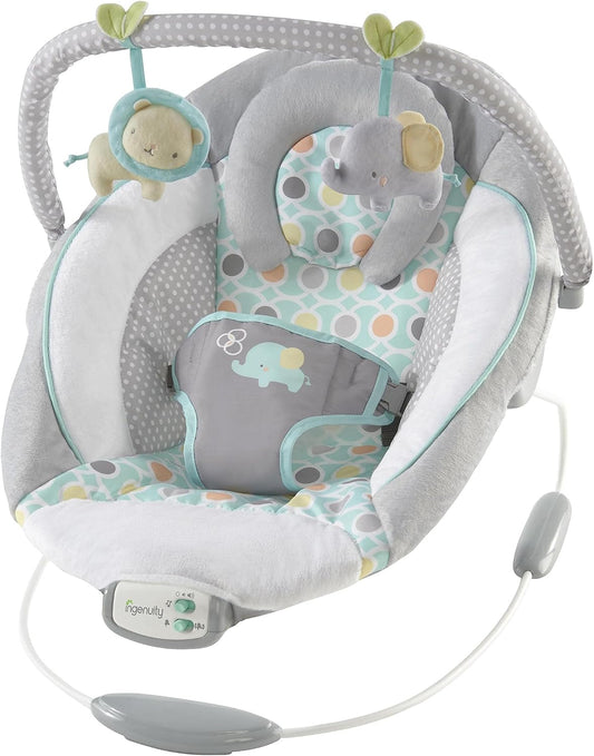 Siège Sauteur pour Bébé - Vibrations Apaisantes - Arche de Jeu avec Jouets
