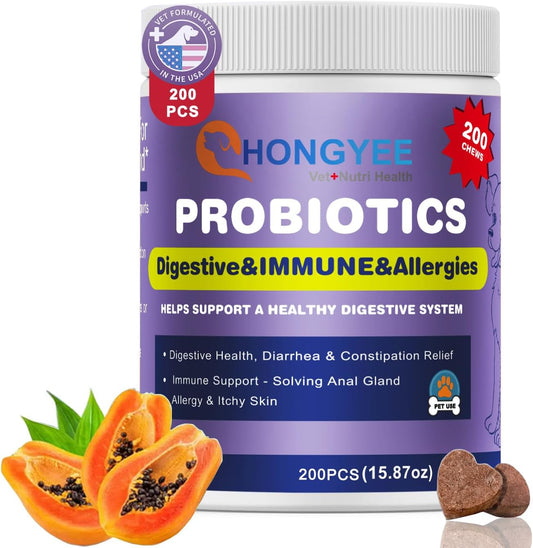Snacks Probiotiques & Enzymes - Santé Intestinale - Chiens et Chats