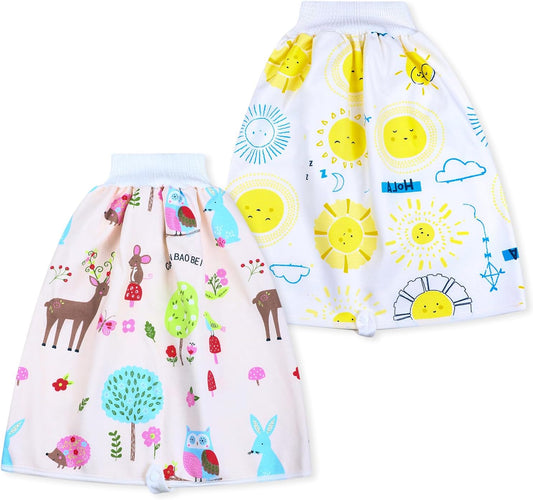 Jupe Apprentissage Propreté - Absorbante et Anti-fuite - Taille L, 4-8 Ans