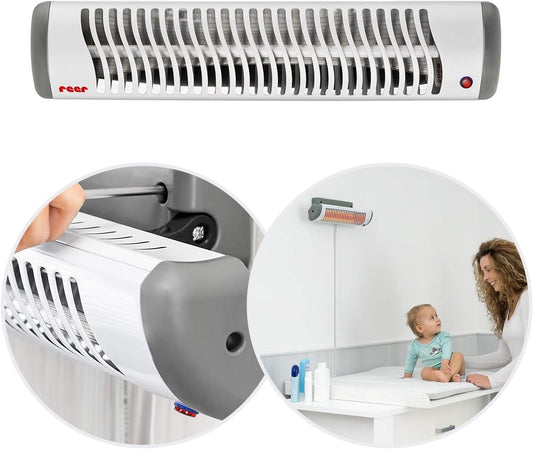 Radiateur Infrarouge - Chaleur Instantanée - Arrêt Automatique