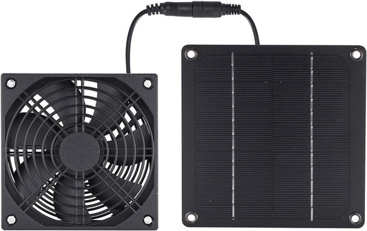 Ventilateur Solaire Compact - Circulation d'Air Optimale - Design Résistant