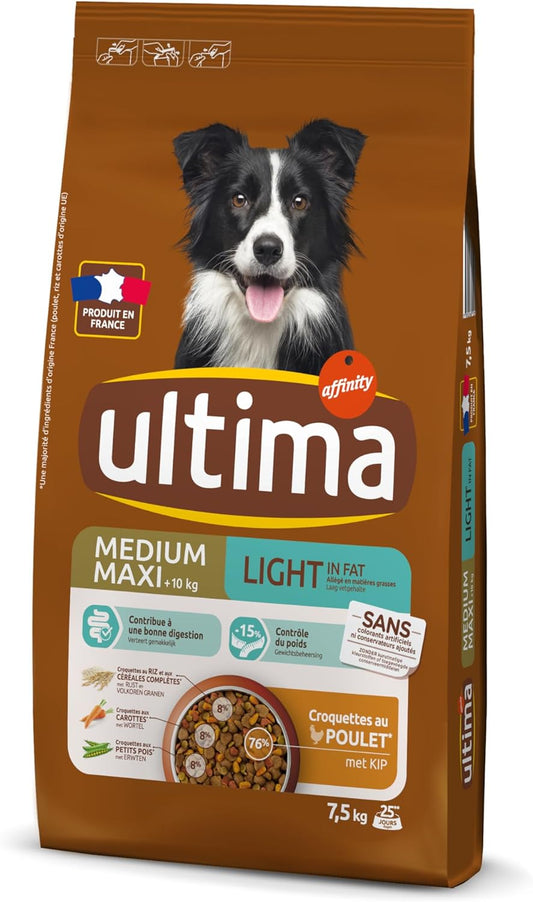Croquettes pour Chien - Light Poulet - Digestion Optimale