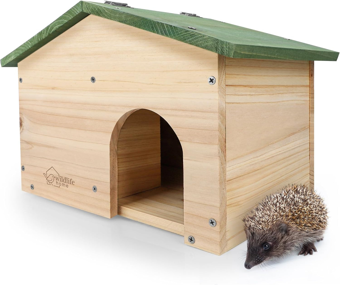 Maison pour Hérisson - Bois Naturel - Protection Intempéries