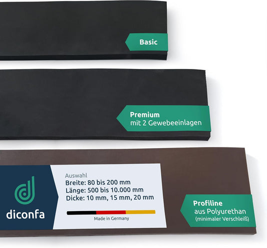Bande Racleuse Premium - 150x2000x10mm - Caoutchouc Renforcé