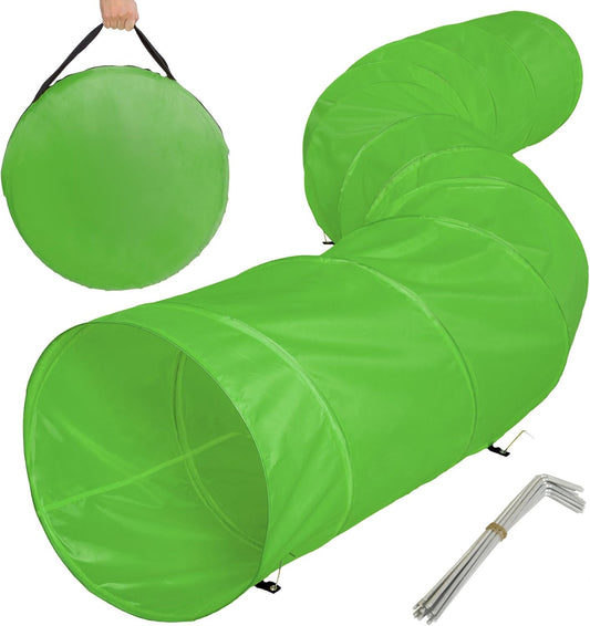 Tunnel Agility pour Chiens - 5m Longueur - Sac de Transport Inclus