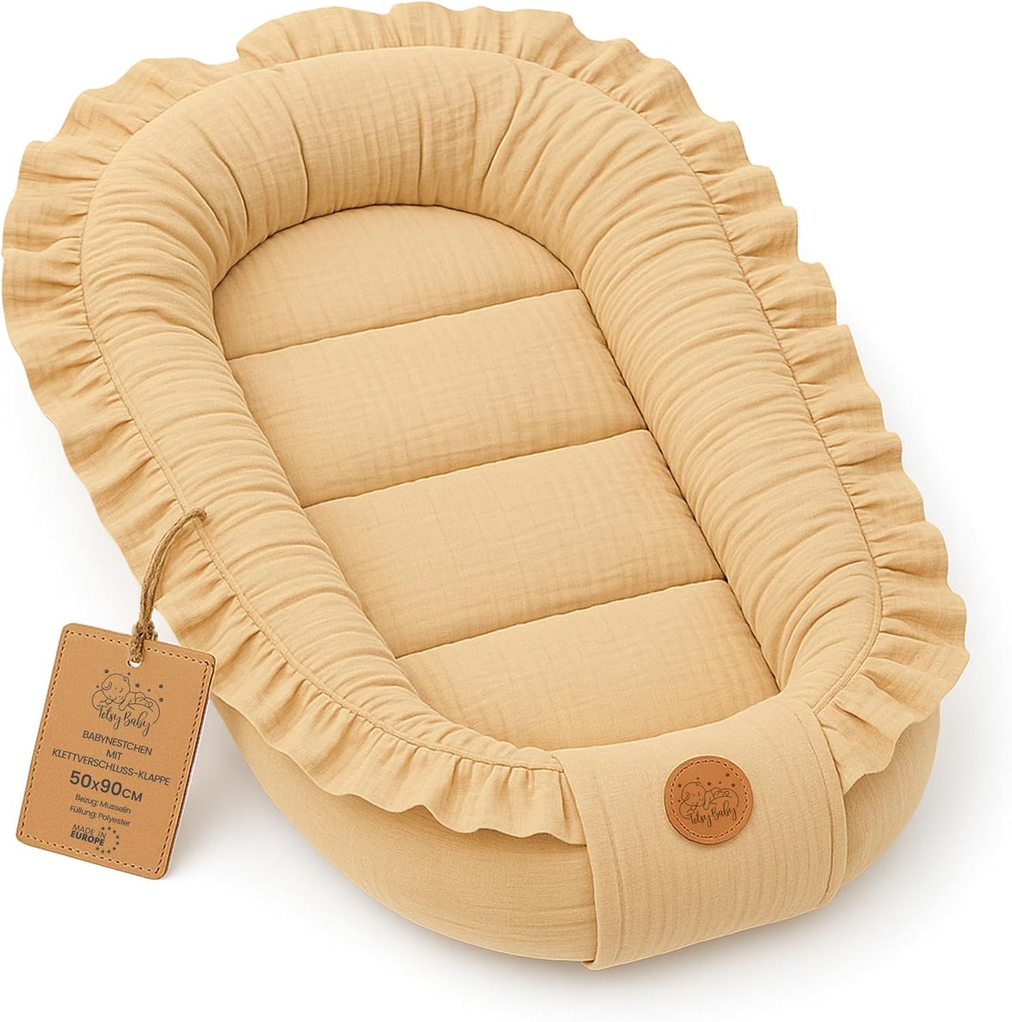 Nid Bébé en Mousseline - Design Multifonctionnel - Atmosphère Cocooning