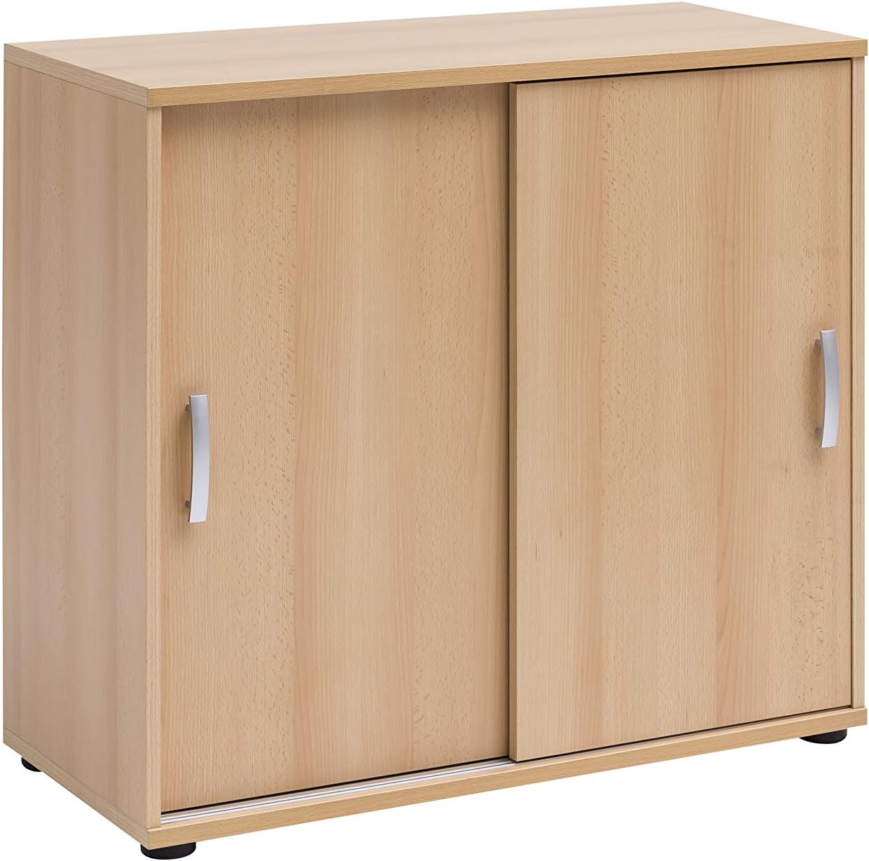 Armoire de Classement - 2 Portes Coulissantes - Étagère Réglable