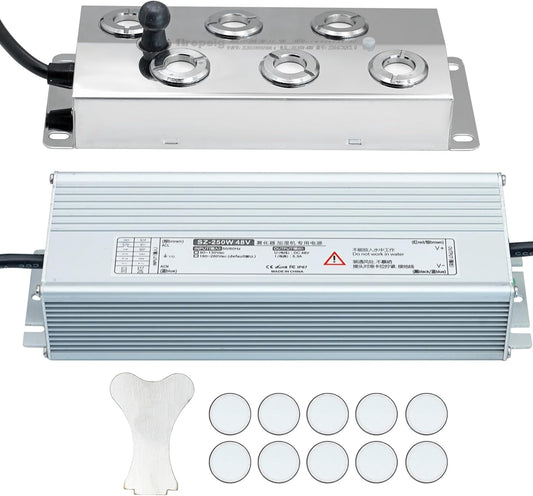 Brumisateur Ultrasonique - 6 Têtes - Acier Inoxydable 304