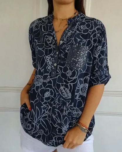 NARESE - BLOUSE FLORALE