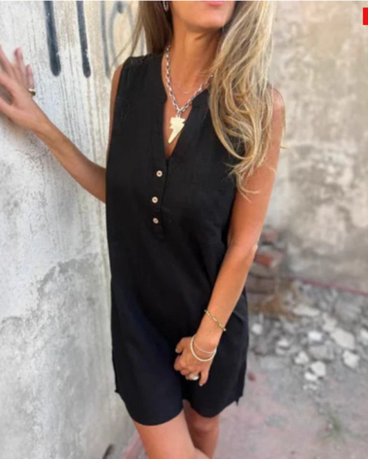 DAERA – ROBE BOHO À ENCOLURE EN V