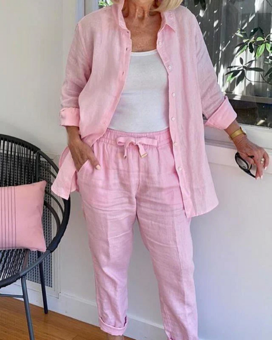 AIRENA - Ensemble Chemise et Pantalon