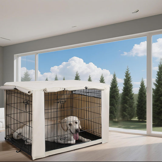 Housse de Cage pour Chien - Polyester Robuste - Ajustement Universel