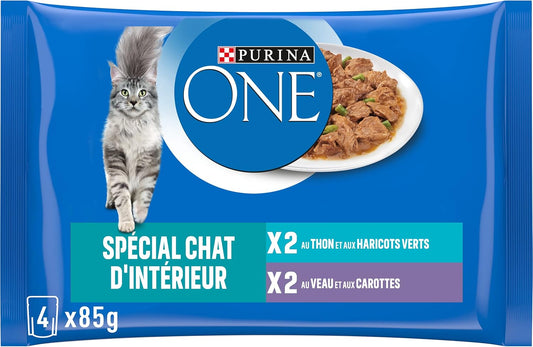 Nourriture pour Chats Stérilisés - Effilés en Sauce - Thon & Veau