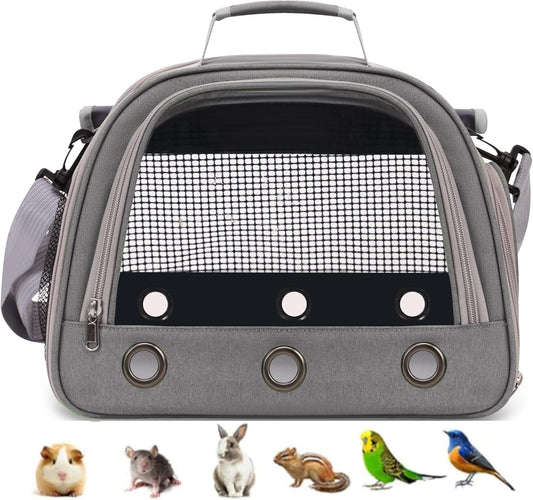 Sac à Bandoulière pour Animaux - Design Respirant - Vue Panoramique