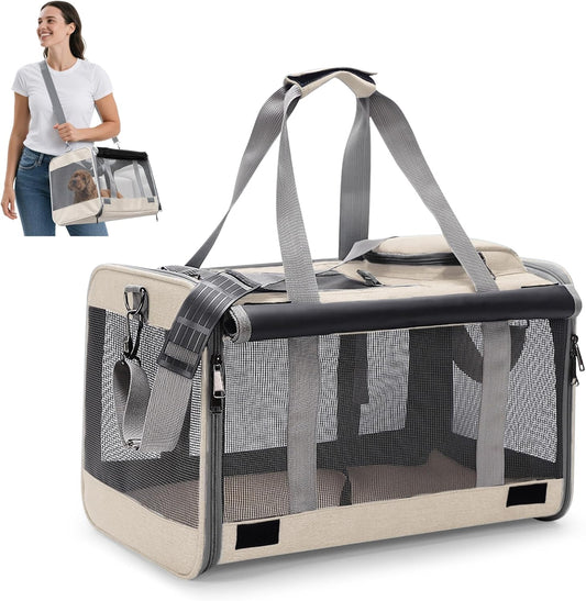 Sac de Transport Pliable - Respirant et Confortable - Jusqu'à 9 kg