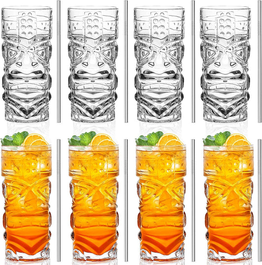 Verres Cordial - Design Tiki - Ensemble Transparent