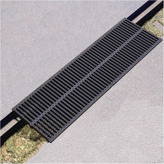 Grille de Drainage en Résine - Antidérapante - Capacité de Charge Élevée