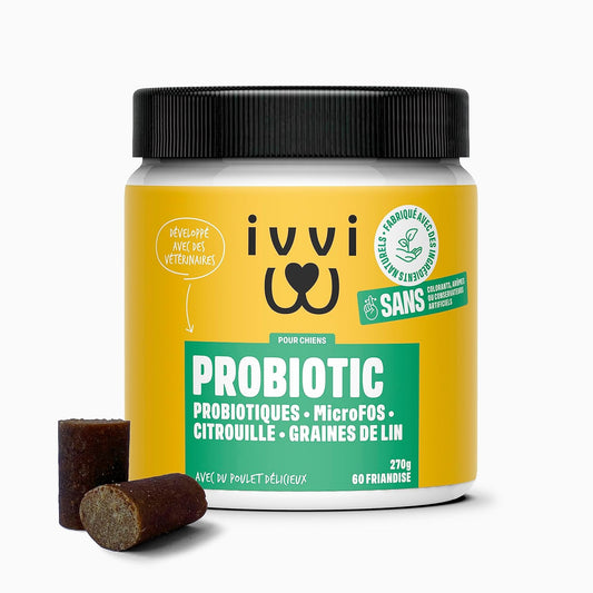 Complément Alimentaire Chien - Probiotiques Digestifs - Friandises Naturelles