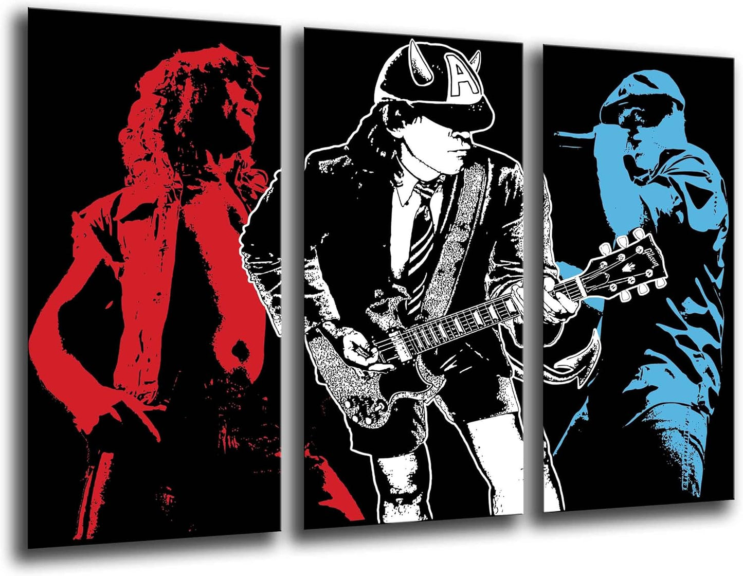 Tableau Photographique - Impression sur Bois - Musique Rock ACDC