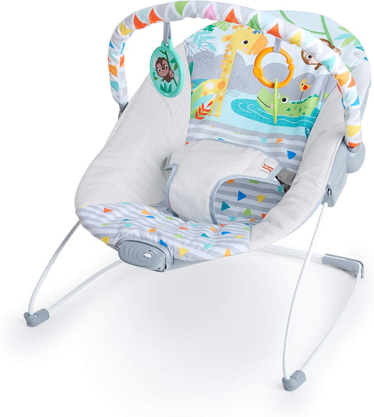 Transat Bébé Vibrant - Arche de Jeu Amovible - Pieds Antidérapants