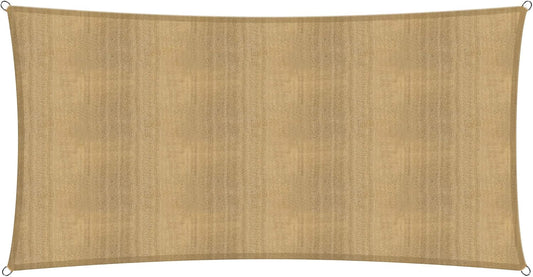 Voile d'Ombrage Rectangulaire - Protection UV 90% - Résistant aux Intempéries