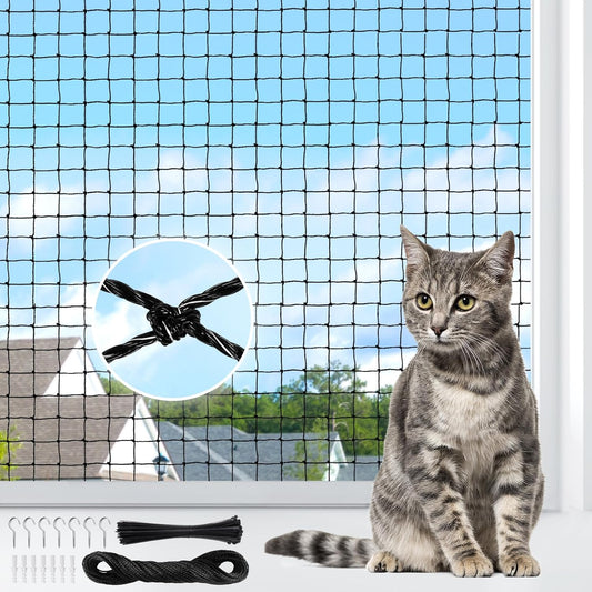Filet de Sécurité pour Chats - Renforcé et Résistant aux Intempéries