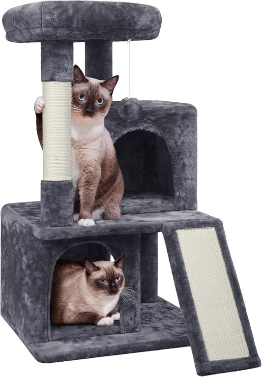 Arbre à Chat - Griffoirs en Sisal - 2 Niches Confortables