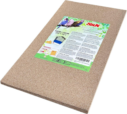 Papier Gravier pour Oiseaux - Nettoyage Facile - Entretien des Griffes
