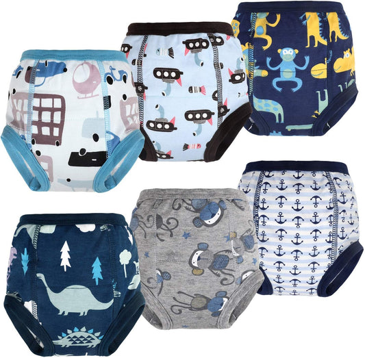 Culotte d'Apprentissage Enfant - 100% Coton - Anti-Fuite 6 Couches