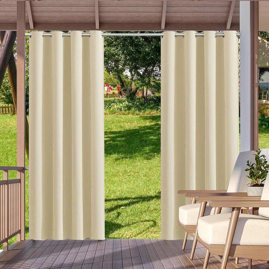 Rideaux d'Extérieur - Imperméable - Protection Anti-UV