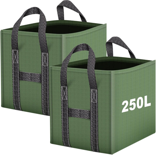 Sacs à Déchets de Jardin - 2x250L - Polypropylène Résistant