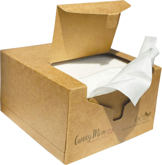 Lingettes Bébé - Bambou Pur - Réutilisables et Biodégradables